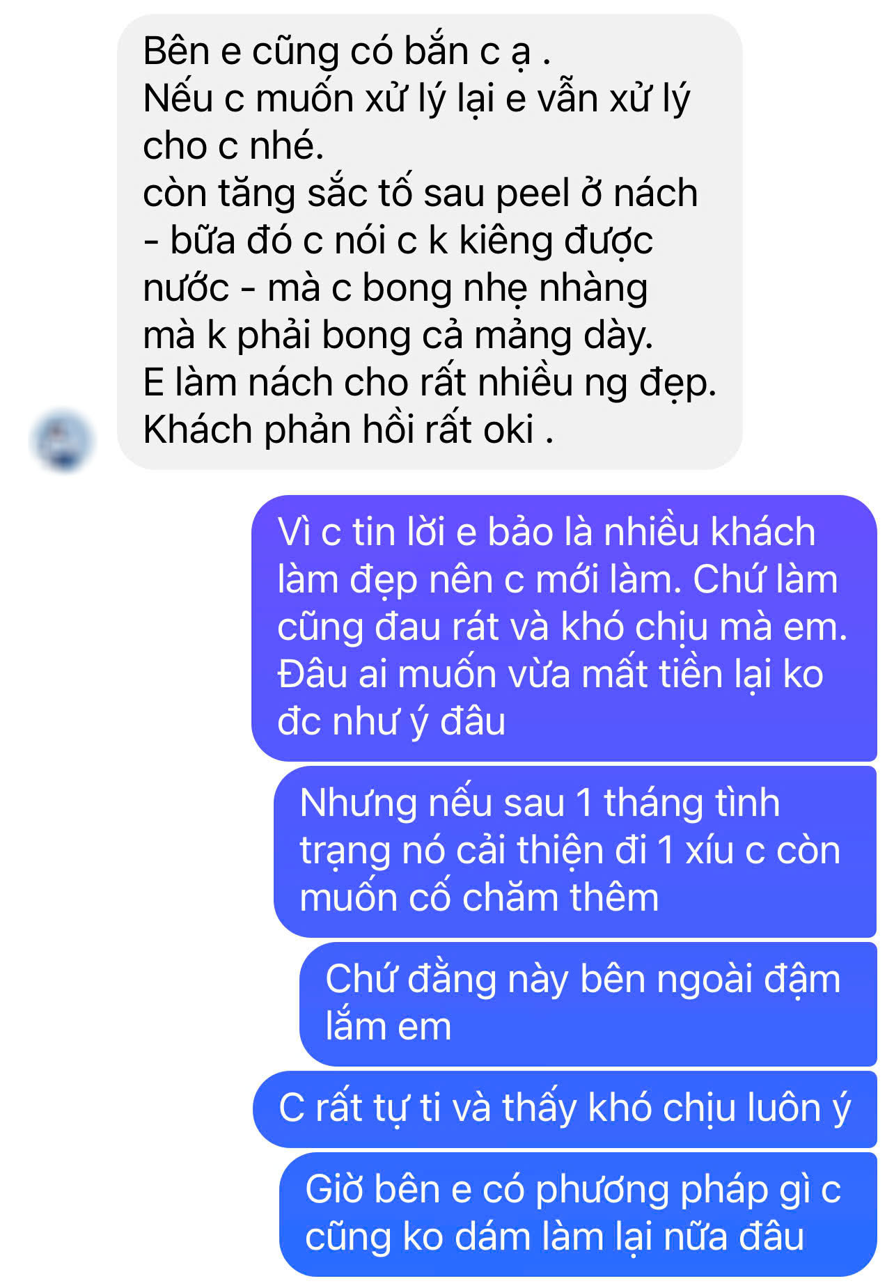 Als ich 3 Millionen für die Behandlung dunkler Achselhöhlen im Spa ausgab, erlebte ich ein bitteres Ende: Meine Haut brannte und schälte sich einen Monat lang ohne Besserung – Foto 3.