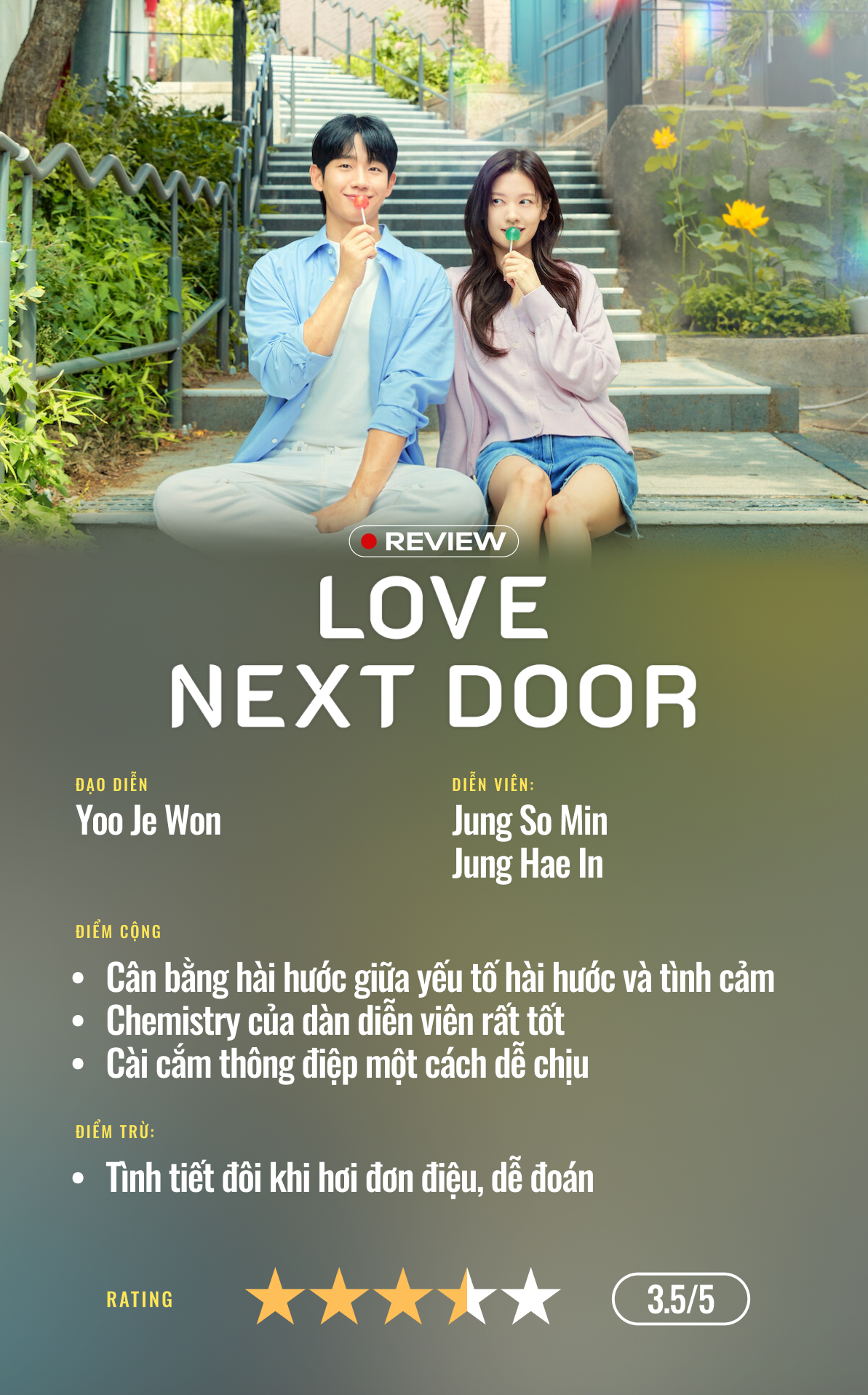 Love Next Door: Phim ngôn tình “cũ rích” vẫn cực cuốn, cặp chính chemistry ngập trời khiến dân tình si mê- Ảnh 8.