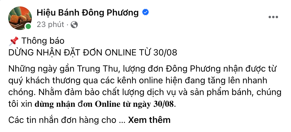 Khách xếp hàng dài mua bánh Trung thu Đông Phương, đơn hàng online "quá tải"- Ảnh 4.