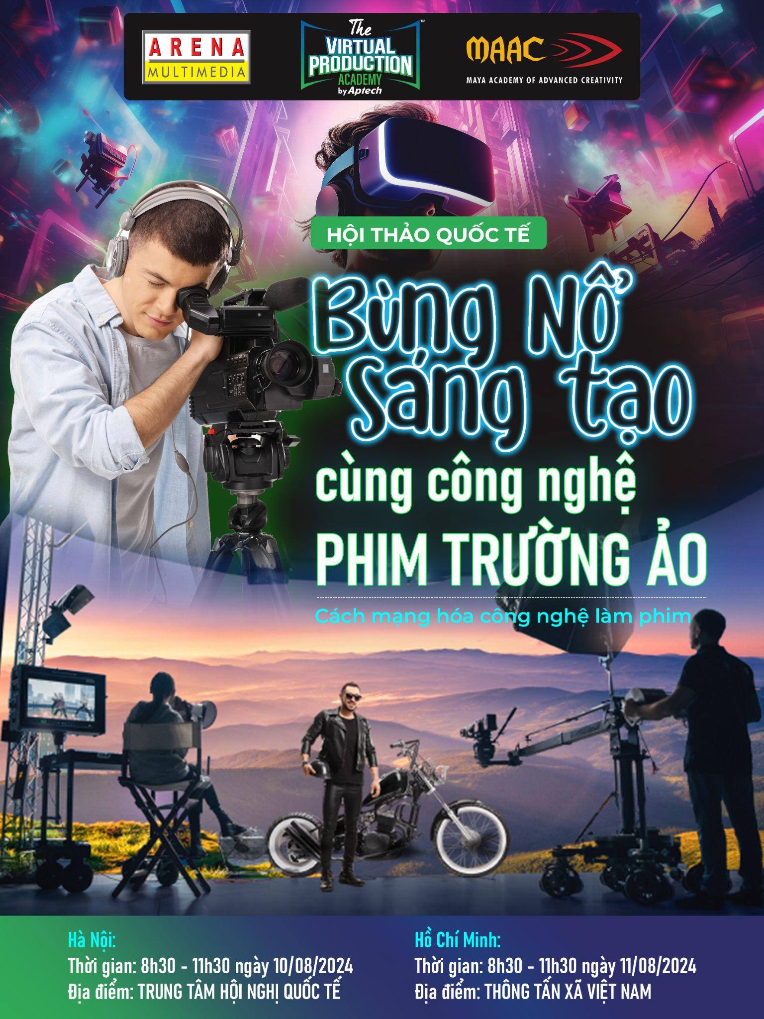 Hội nghị quốc tế về Phim trường Ảo: Cơ hội cập nhật xu hướng và gặp gỡ chuyên gia đầu ngành cùng Arena Multimedia- Ảnh 1.