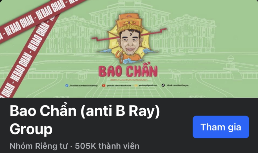 Nhóm anti- fan của B Ray đã thu hút hơn 500 nghìn thành viên tham gia.