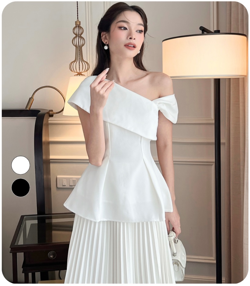 8 mẫu áo peplum sang xịn, tôn eo thon mà nàng béo bụng không thể bỏ qua- Ảnh 8.