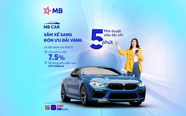 MB: Triển khai g&oacute;i vay mua xe &ocirc; t&ocirc; si&ecirc;u tốc, quy m&ocirc; l&ecirc;n tới 5000 tỷ đồng- Ảnh 1.