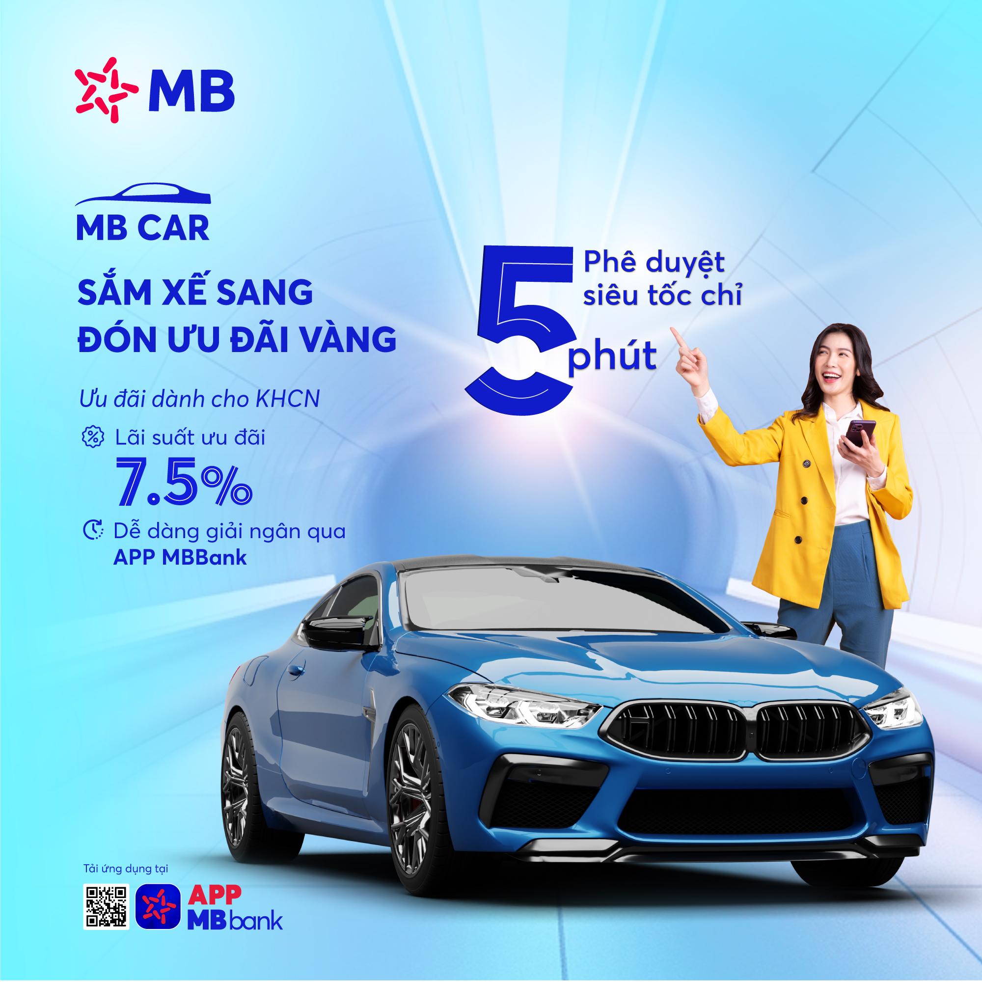 MB: Triển khai g&oacute;i vay mua xe &ocirc; t&ocirc; si&ecirc;u tốc, quy m&ocirc; l&ecirc;n tới 5000 tỷ đồng- Ảnh 2.