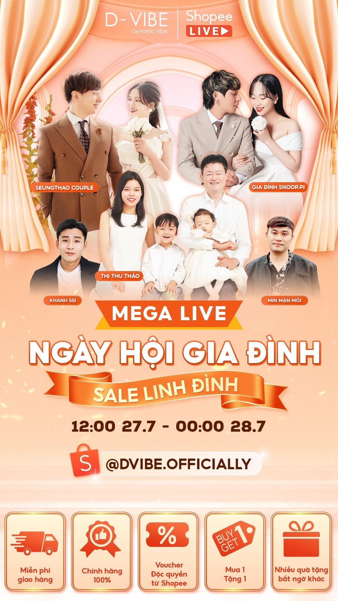 Hội anh chị em ở nước ngoài đổ bộ về nước mở phiên Livestream “Mega Live Ngày Hội Gia Đình - Sale Linh Đình”- Ảnh 1.