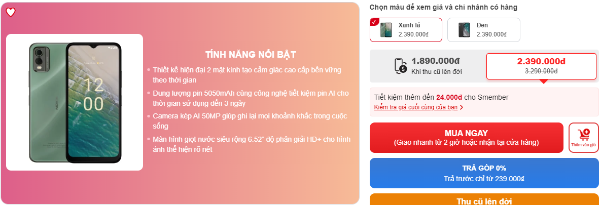 Sau tuyên bố khai tử, đây là smartphone Nokia hiếm hoi vẫn còn hàng 'đập hộp', giá bán cực rẻ- Ảnh 1.