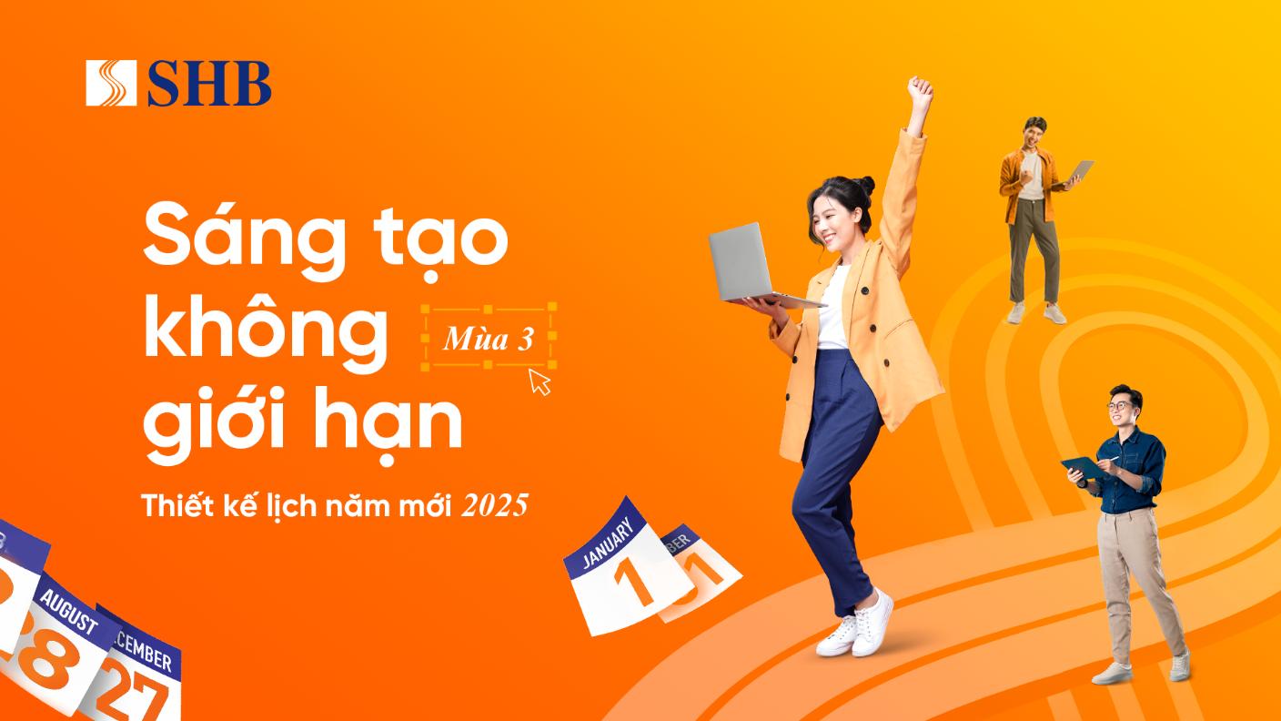 Cùng SHB “Sáng tạo không giới hạn” thiết kế ấn phẩm xuân Ất Tỵ, cơ hội nhận giải thưởng giá trị đến 700 triệu đồng- Ảnh 1. Cùng SHB “Sáng tạo không giới hạn” thiết kế ấn phẩm xuân Ất Tỵ, cơ hội nhận giải thưởng giá trị đến 700 triệu đồng- Ảnh 1.