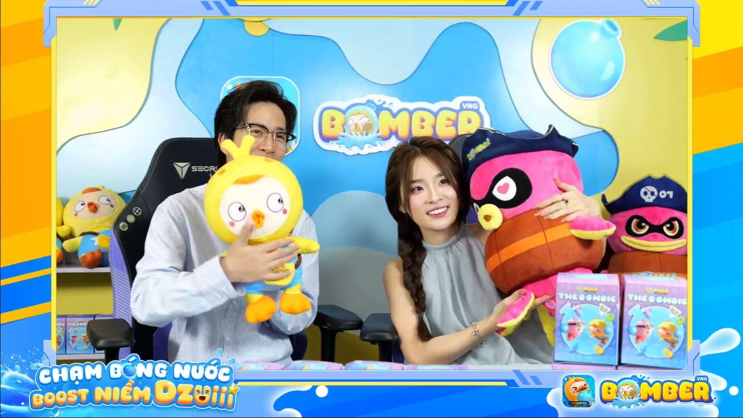 Cặp đôi ViruSs - Ngọc Kem cùng nhau tác chiến, tặng quà cực chất dành cho game thủ Bomber VNG- Ảnh 2.