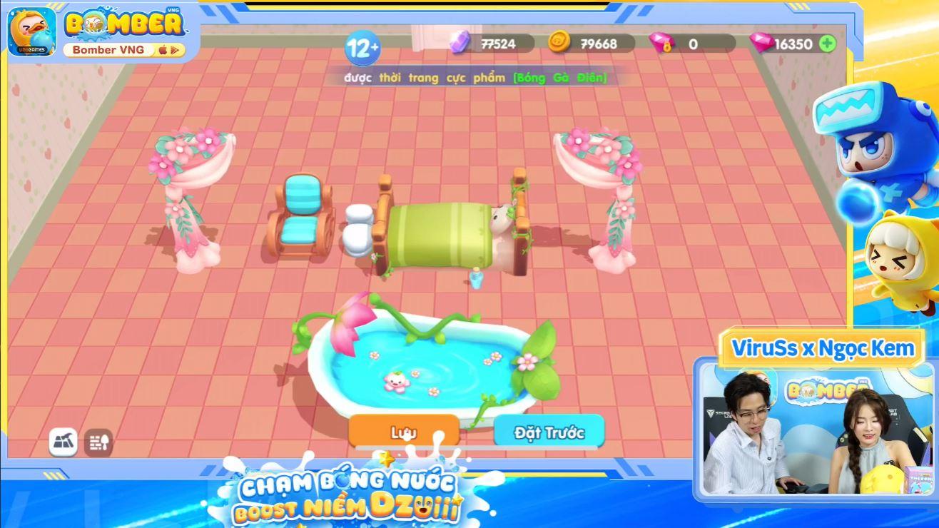 Cặp đôi ViruSs - Ngọc Kem cùng nhau tác chiến, tặng quà cực chất dành cho game thủ Bomber VNG- Ảnh 9.