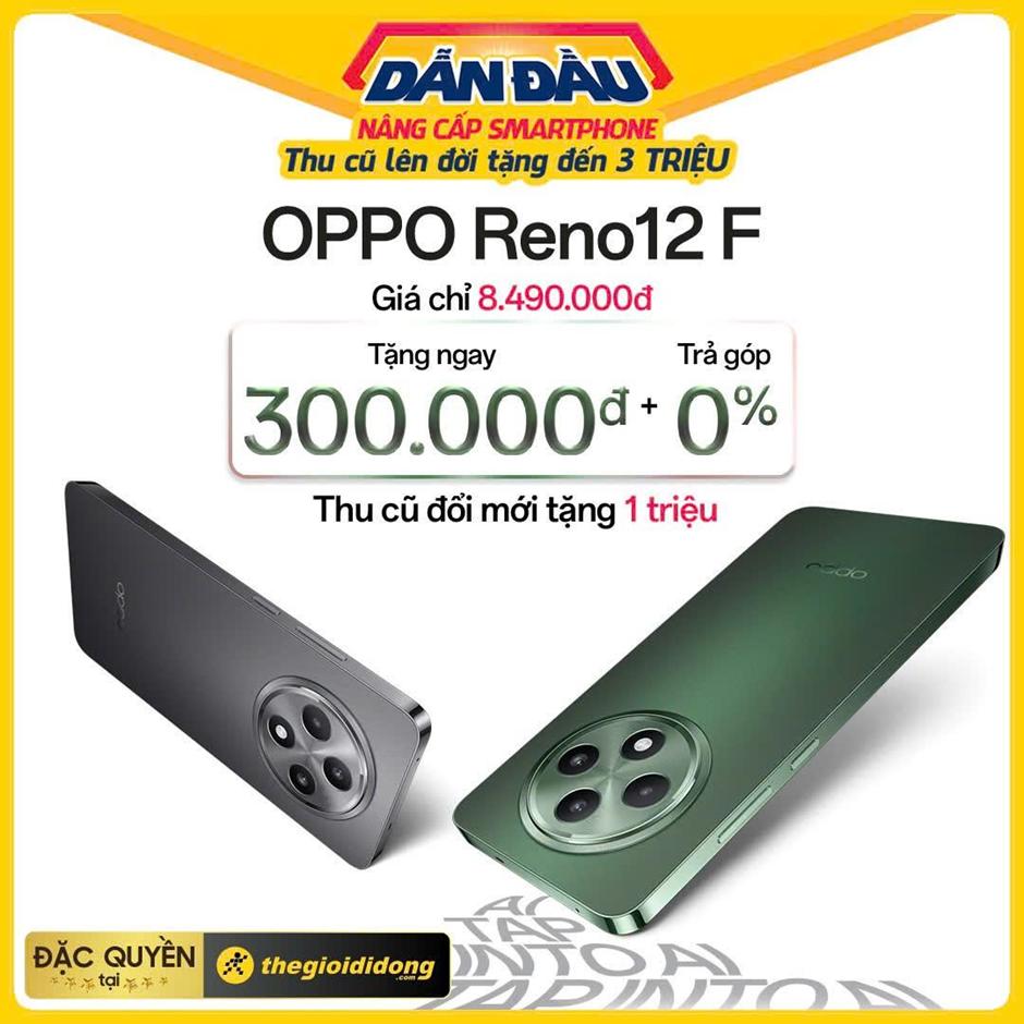 Reno12 F phiên bản 4G mở bán tại Thế Giới Di Động- Ảnh 3.