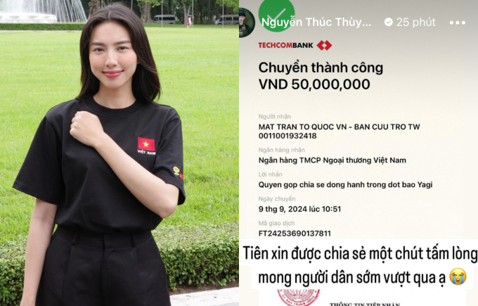 Dàn sao Việt chung tay đóng góp ủng hộ đồng bào khắc phục hậu quả lũ lụt, bão số 3- Ảnh 8.