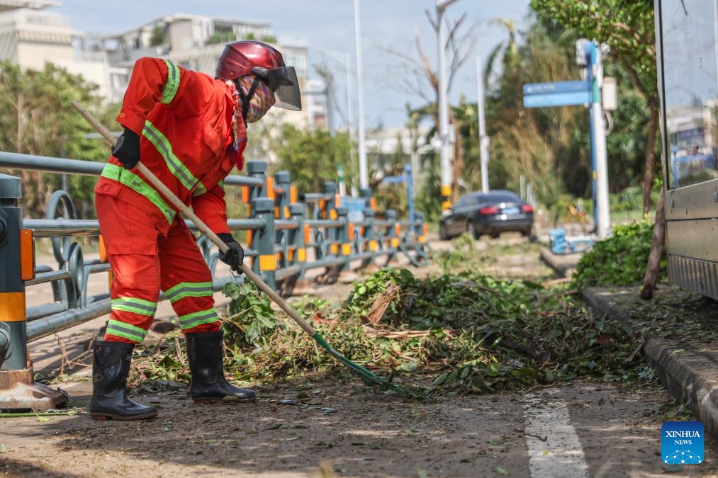 Tỉnh đảo Hải Nam, Trung Quốc phục hồi sau siêu bão Yagi- Ảnh 1.