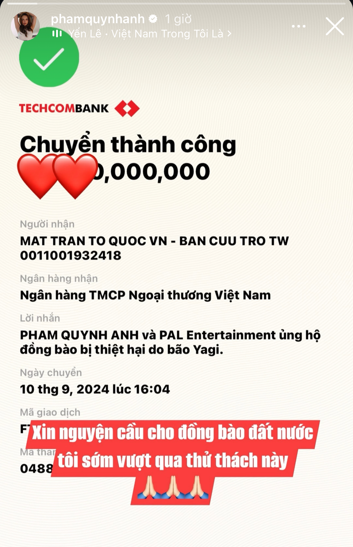 Thêm hơn 30 sao Việt đồng lòng đóng góp hàng tỷ đồng hỗ trợ bà con vùng bão lũ- Ảnh 10.