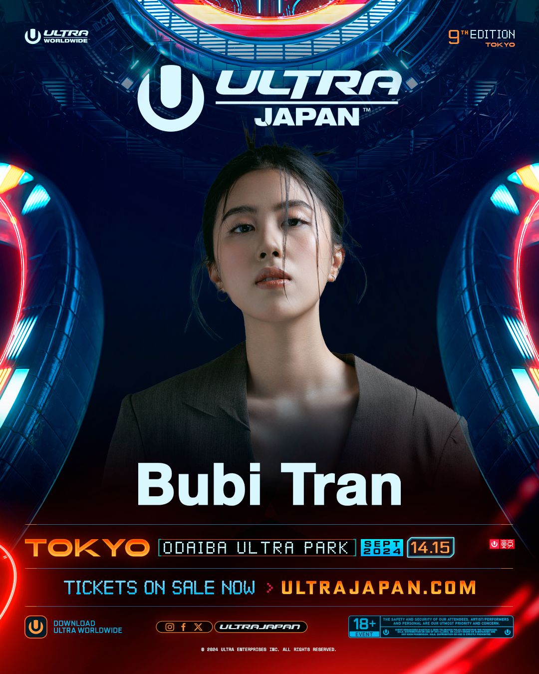 BUBI TRAN đại diện cho 1900 Le Théâtre trở thành DJ nữ Việt Nam đầu tiên tham gia Ultra Japan 2024- Ảnh 1.