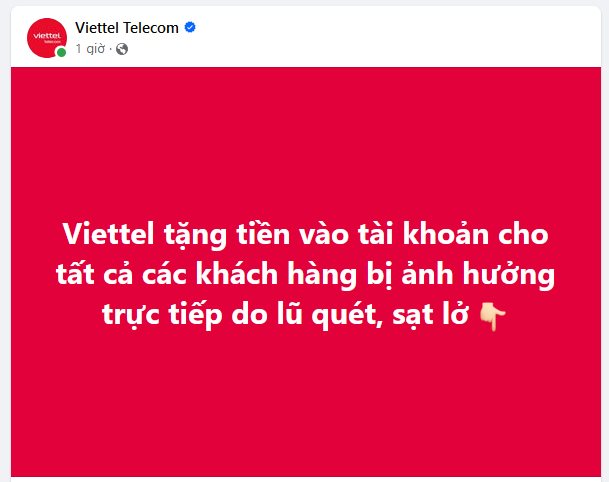 Cảnh báo tin giả kêu gọi đăng ký 4G Viettel miễn phí khi mất điện do ảnh hưởng của bão lũ- Ảnh 3.