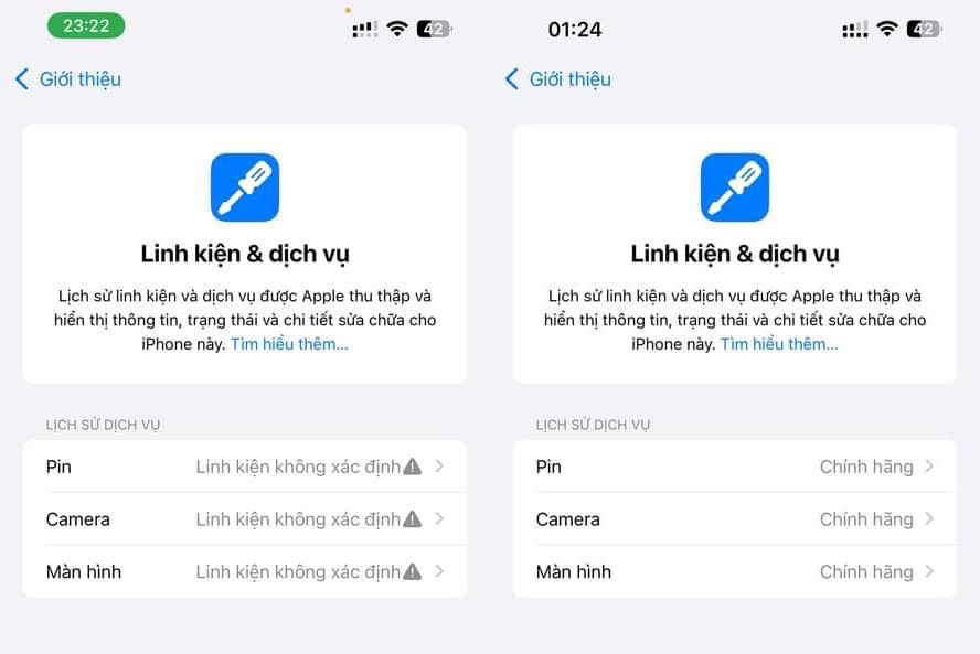 Người bán iPhone dựng 