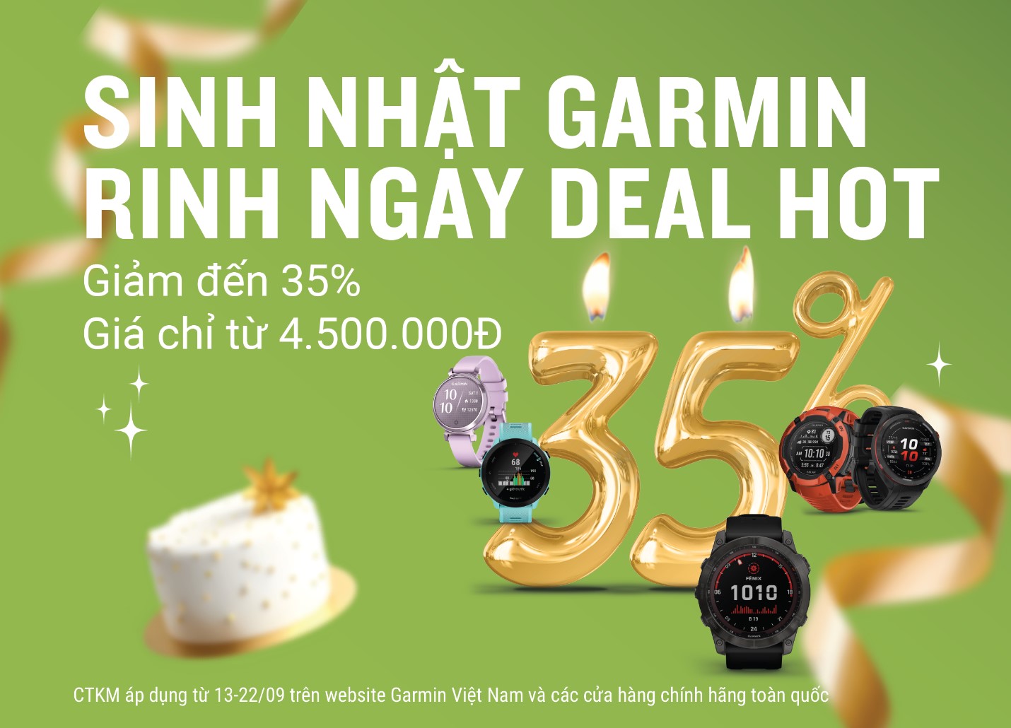 Đón tuổi mới cùng Garmin, tận hưởng ưu đãi linh đình lên đến 35% khi mua đồng hồ thông minh- Ảnh 1.