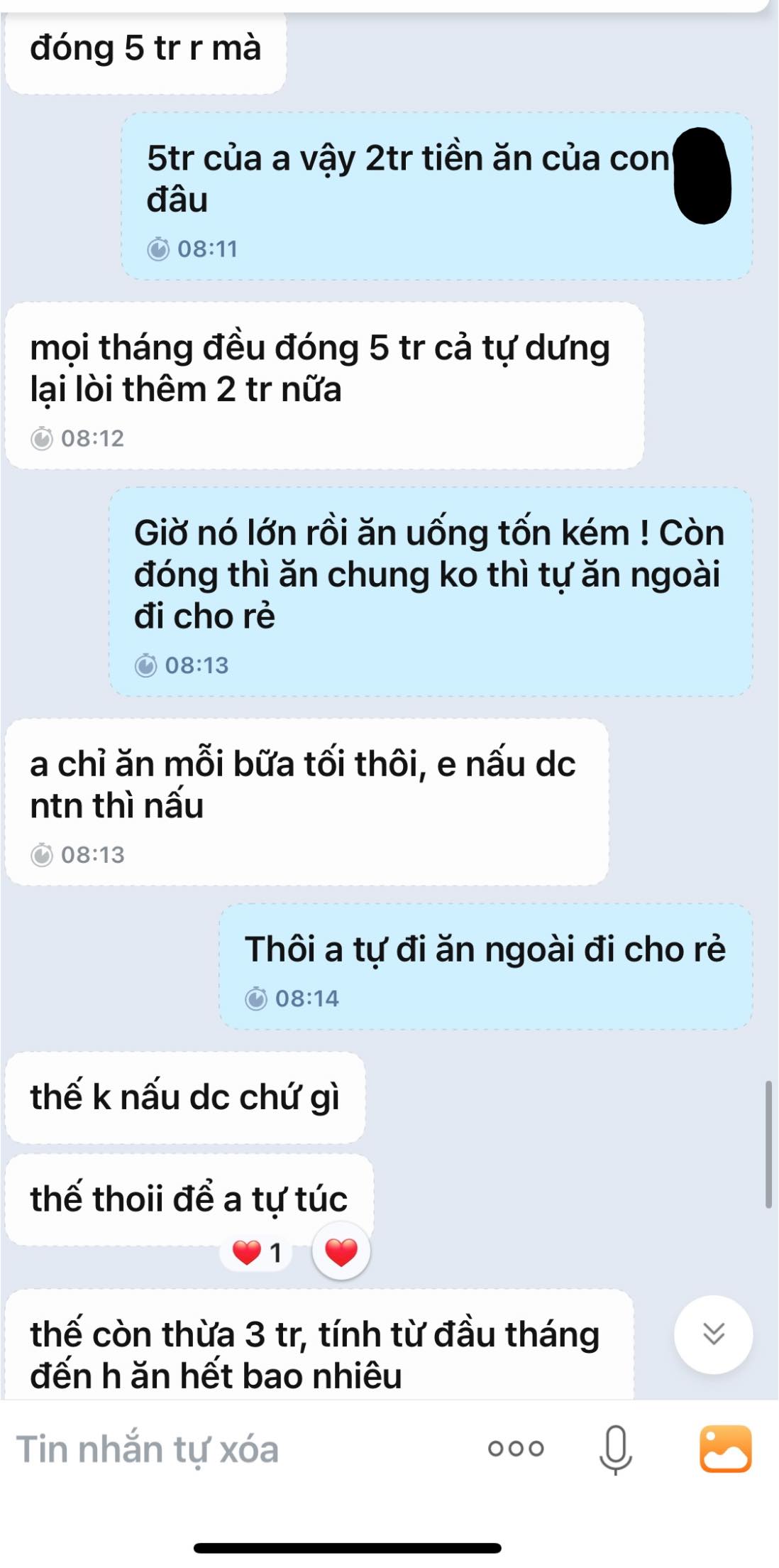 Xin chồng thêm 2 triệu tiền ăn vì sau bão giá cả tăng, vợ ở nhà chăm con nhỏ tủi thân vì bị hạch sách- Ảnh 2.