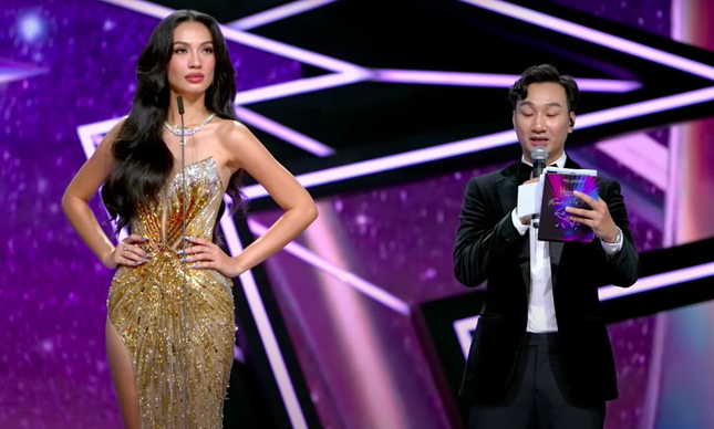 Thành Trung nói quá nhiều khi dẫn chung kết Miss Universe Vietnam- Ảnh 2.