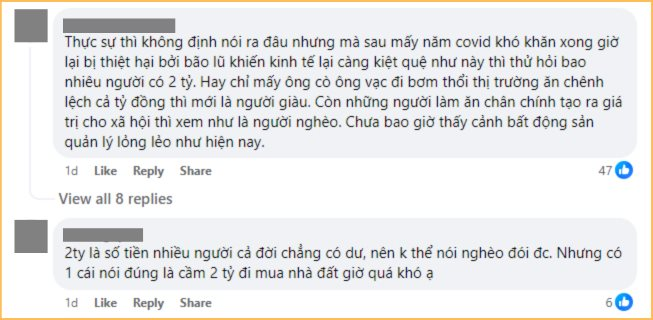 “Không biết từ bao giờ, sở hữu 2 tỷ tiền mặt ở Hà Nội lại bị coi là nghèo đói”?!- Ảnh 3.