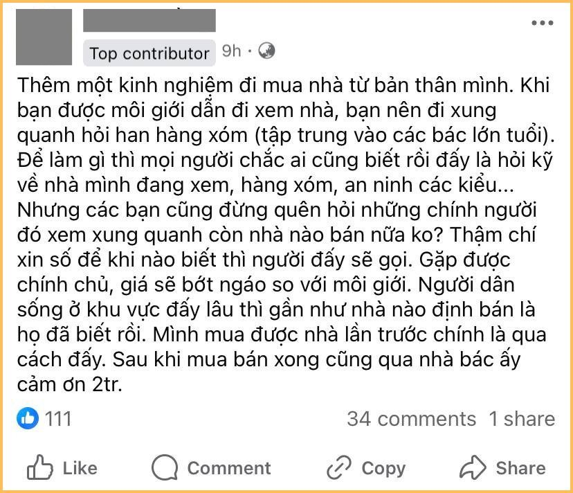 “Không biết từ bao giờ, sở hữu 2 tỷ tiền mặt ở Hà Nội lại bị coi là nghèo đói”?!- Ảnh 6.