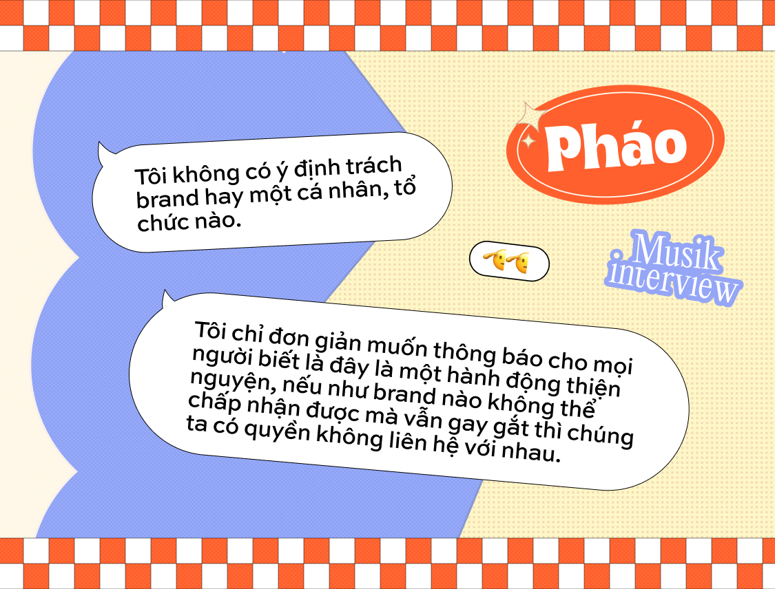 Pháo kể chuyện cạo đầu: Đây là một hành động thiện nguyện, brand nào không chấp nhận thì chúng ta có quyền không liên hệ!- Ảnh 6.