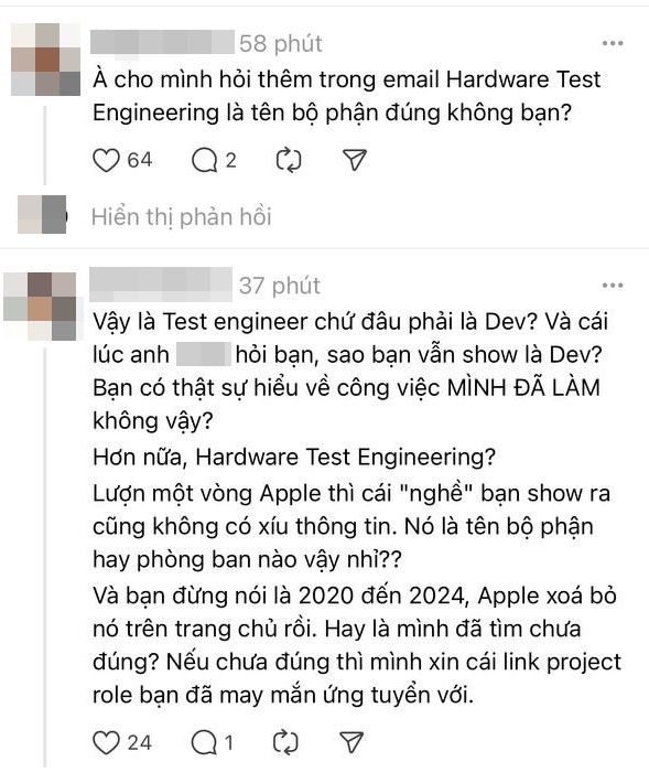 Vụ cô gái Việt khoe làm cho Apple, thu nhập 500 triệu bị "check VAR" liên tục: Chính chủ phản dame nhưng vẫn lộ loạt chi tiết mâu thuẫn?- Ảnh 4.