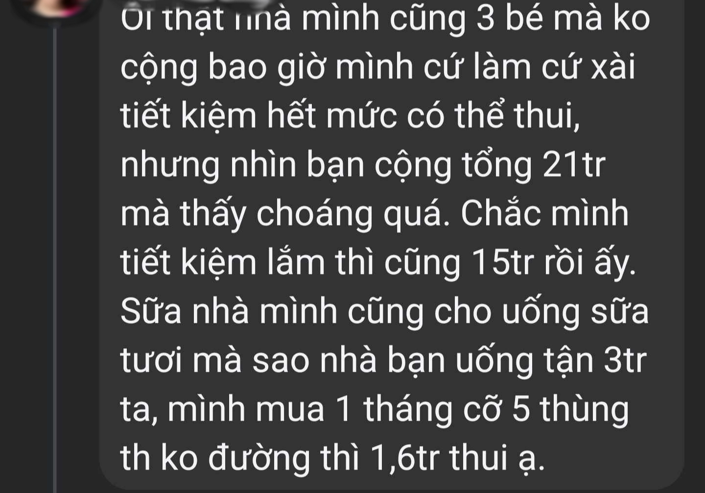 Mẹ bỉm khiến chị em vã mồ hôi khi công khai bảng chi phí cho 3 con nhỏ lên đến 21 triệu/tháng- Ảnh 2.