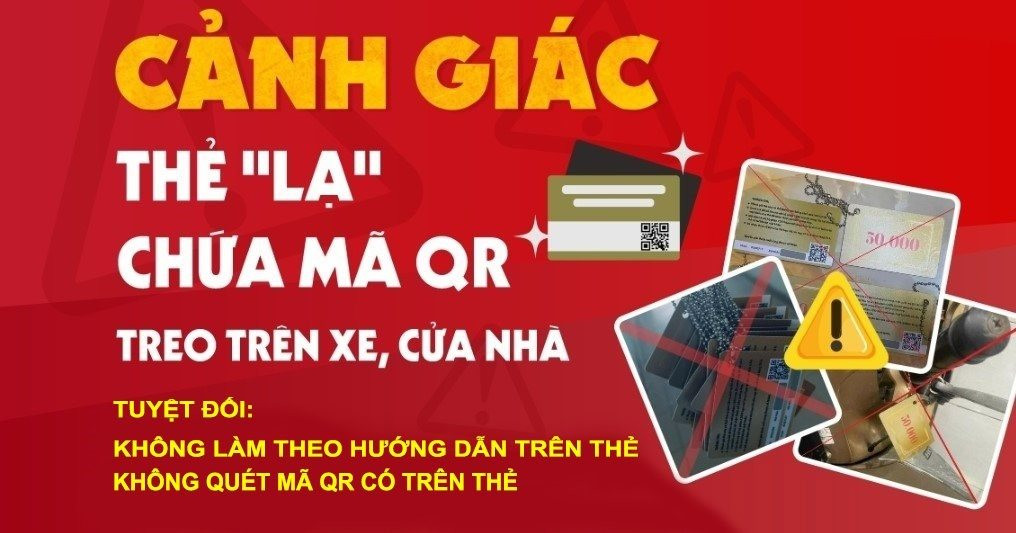 Xuất hiện "thẻ vàng" treo ở nhiều nơi có mã QR: Công an cảnh báo chiêu thức lừa đảo quét mã nhận tiền- Ảnh 1.