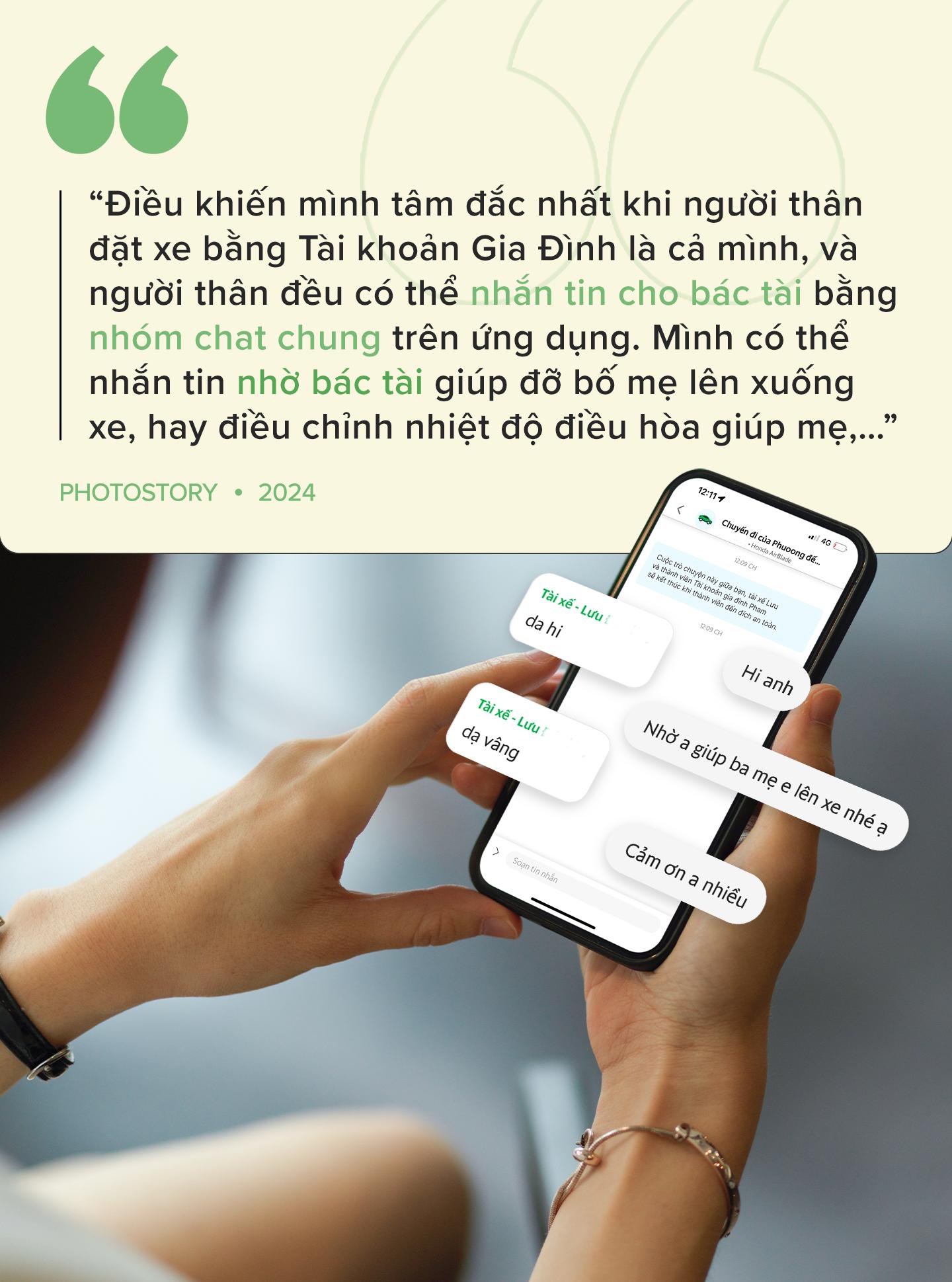 Biết thông tin chuyến xe, thanh toán hộ người thân, tham gia nhóm chat chung với tài xế nhờ Tài khoản Gia Đình- Ảnh 5.