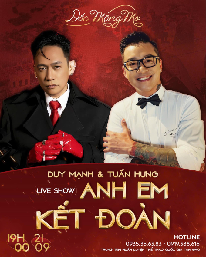 Liveshow của Tuấn Hưng và Duy Mạnh in vé không kịp, hứa hẹn ngày “kết đoàn” dỗi và trêu nhau tới bến!- Ảnh 1.