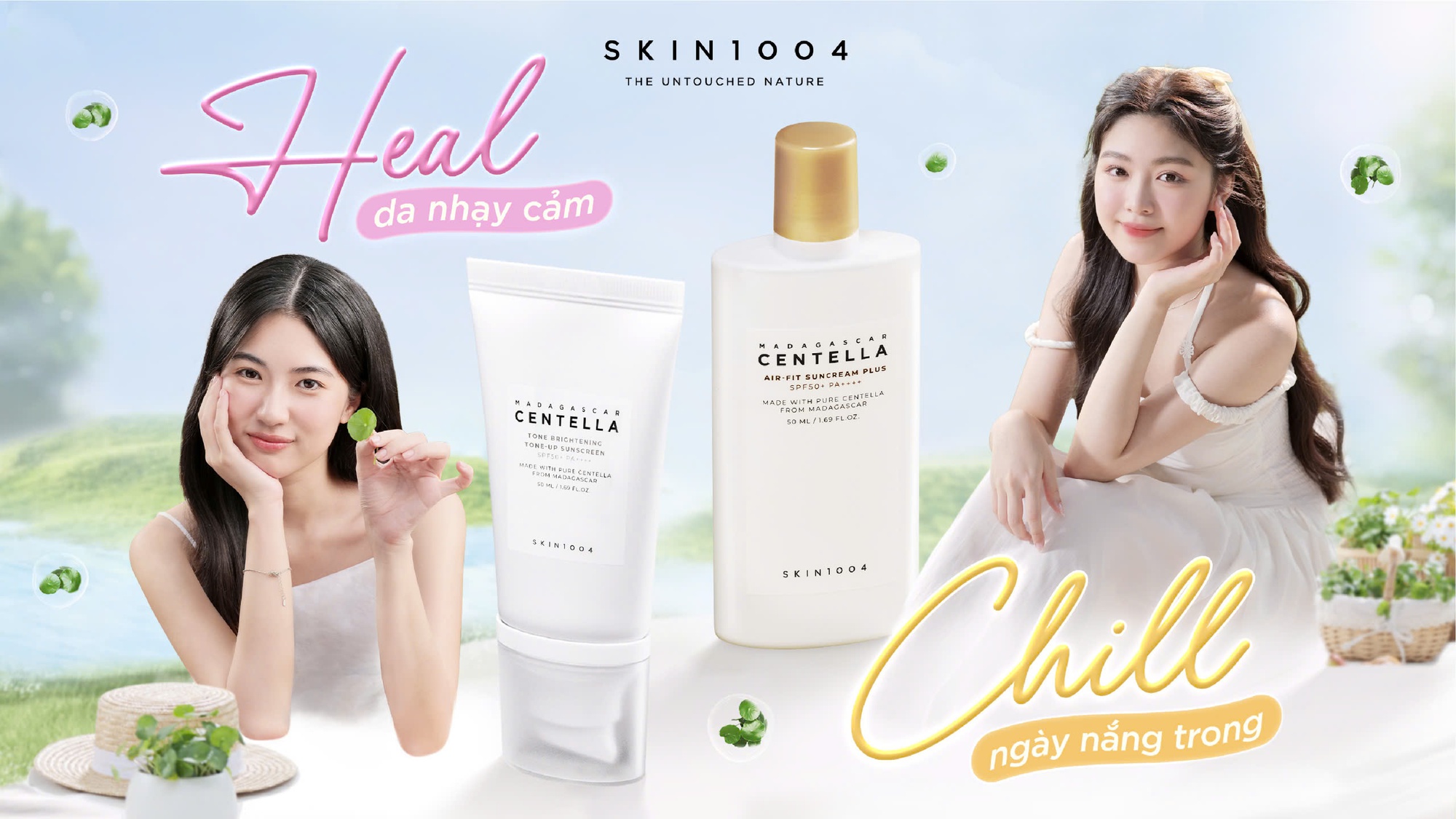 Gấp đôi visual: Lọ Lem - Hà Thi chuẩn "ngoan xinh yêu" trong TVC kết hợp cùng SKIN1004- Ảnh 1.