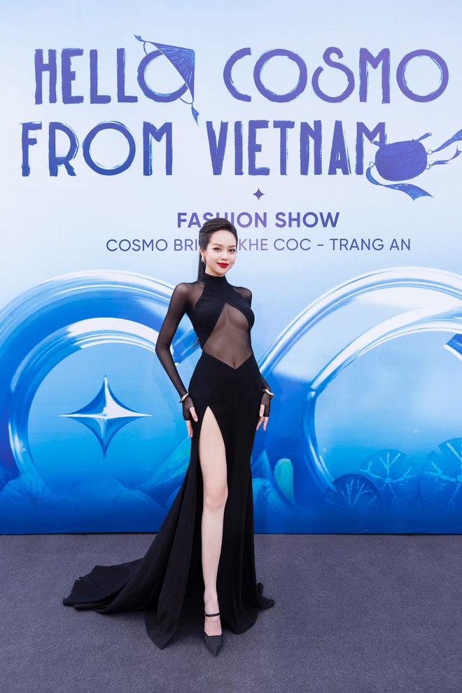 Die Schönheitskönigin besuchte die Show der Designerin Le Thanh Hoa, das Beste war die Rafting-Performance des First-Face-Trios – Foto 7.