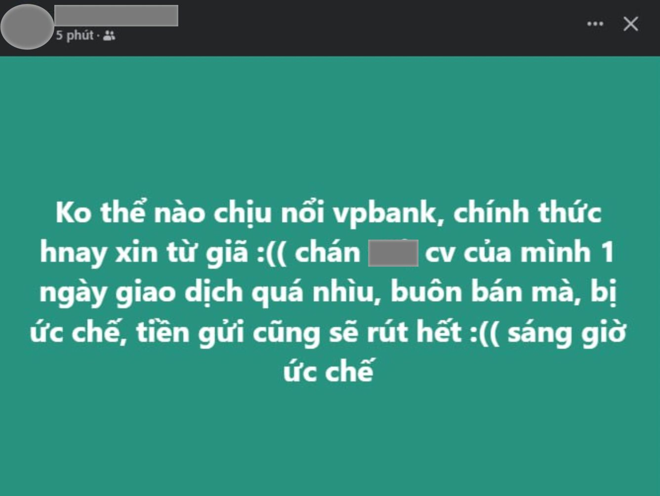 Một ngân hàng khiến khách hàng "kêu trời" vì không thể thực hiện giao dịch trong nhiều ngày liên tiếp- Ảnh 3.