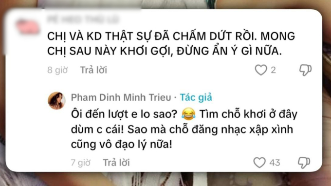 Minh Triệu bỏ theo dõi Kỳ Duyên, đăng đàn ẩn ý: 