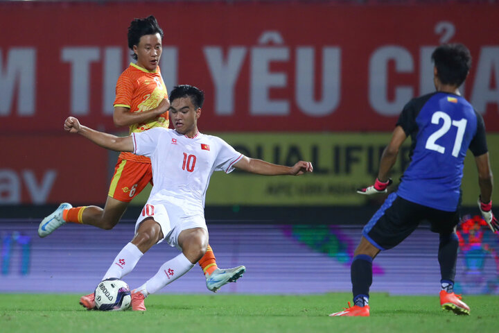 Công Phương xuất sắc, U20 Việt Nam thắng đậm U20 Bhutan- Ảnh 1.