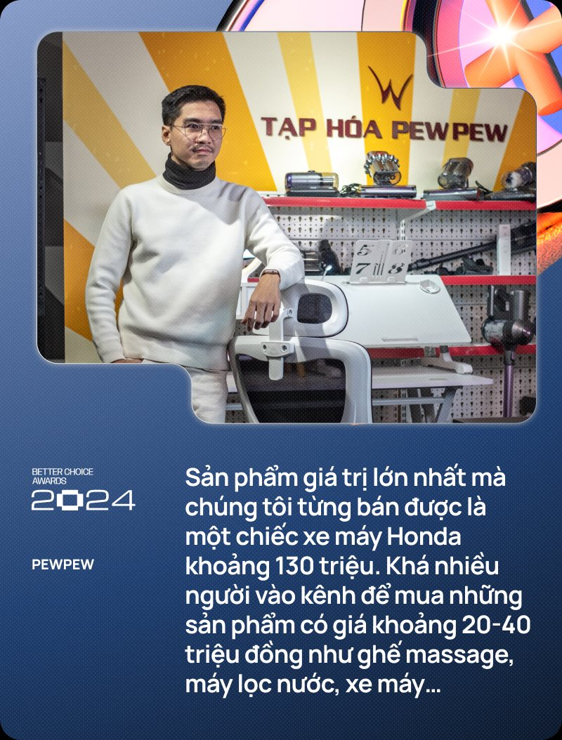 Tạp hóa PewPew sau 1 năm livestream bán hàng: Từ giấy ướt đến xe máy điện VinFast, sản phẩm giá cao nhất lên đến 130 triệu đồng- Ảnh 6.