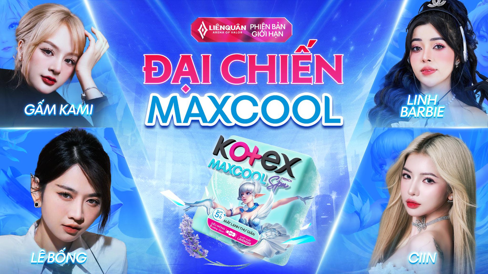 Kotex MaxCool x Liên Quân Mobile: Màn kết hợp "lạnh mát" mà khiến cộng đồng game thủ "êm" khó tả- Ảnh 1.