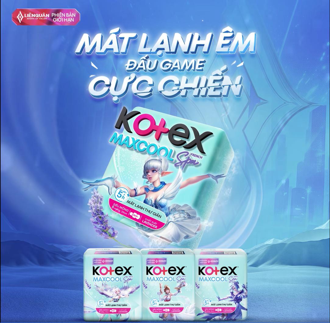 Kotex MaxCool x Liên Quân Mobile: Màn kết hợp "lạnh mát" mà khiến cộng đồng game thủ "êm" khó tả- Ảnh 2.