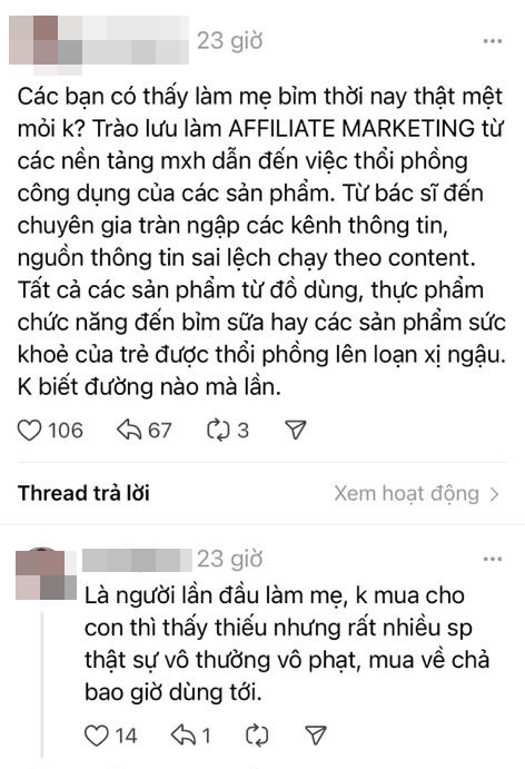 "Mẹ bỉm thời nay quá mệt vì người nổi tiếng, KOL PR sản phẩm vô tội vạ": Làm sao để mẹ không bị "thao túng"?- Ảnh 1.