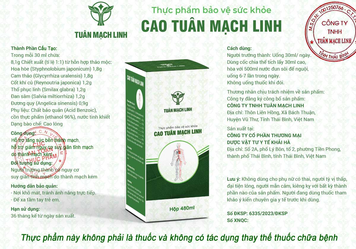 Sản phẩm hỗ trợ suy giãn tĩnh mạch từ thảo dược thiên nhiên- Ảnh 4.