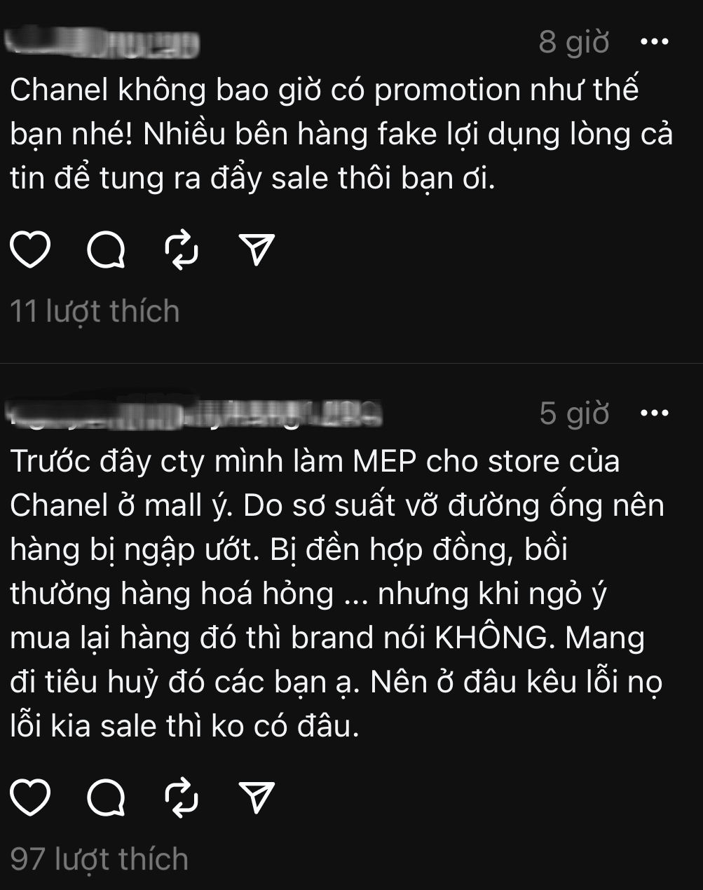 Chanel Việt Nam xả kho sập sàn vì ngập? Hài vậy mà cũng tin- Ảnh 5.