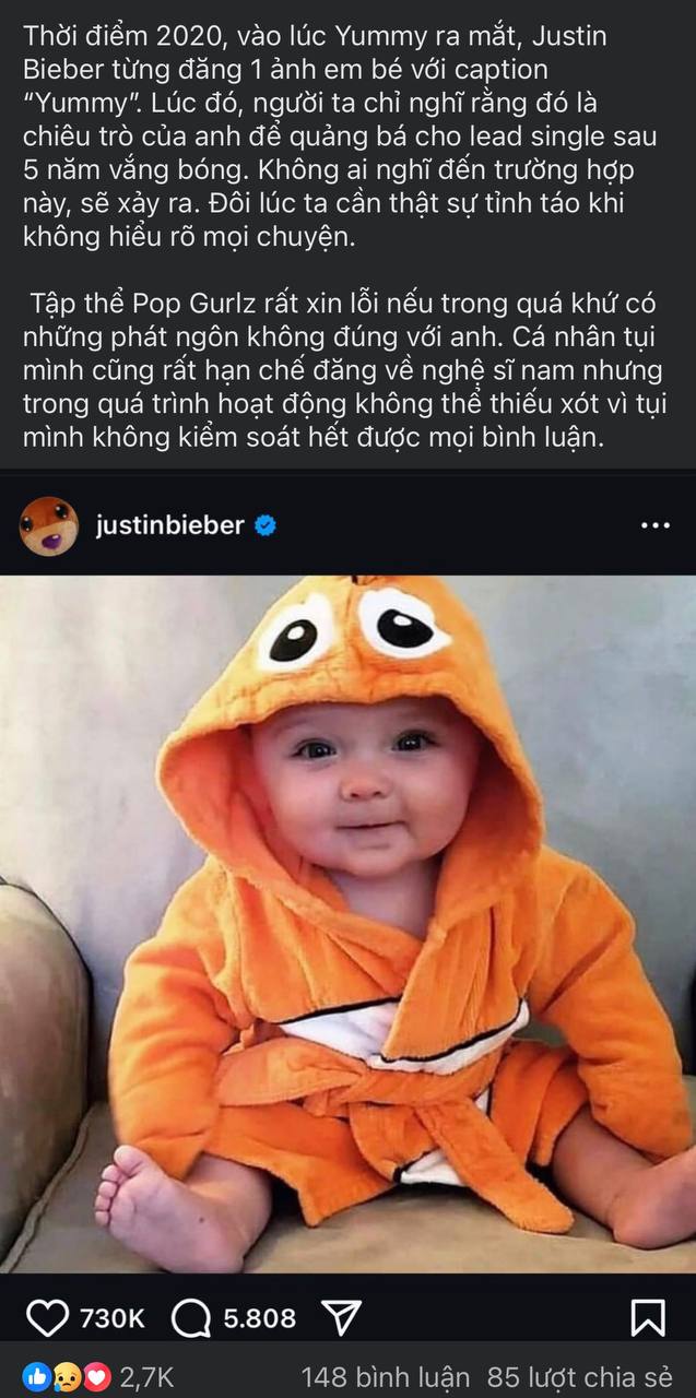 Đại hội xin lỗi Justin Bieber - Hailey Bieber: Cư dân mạng cuối cùng cũng nhìn thấu!- Ảnh 5.