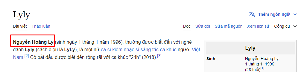 Sao nữ Vbiz bất ngờ tiết lộ tên thật, hóa ra lâu nay từ hội bạn đến cả Wikipedia đều nhầm lẫn!- Ảnh 4.