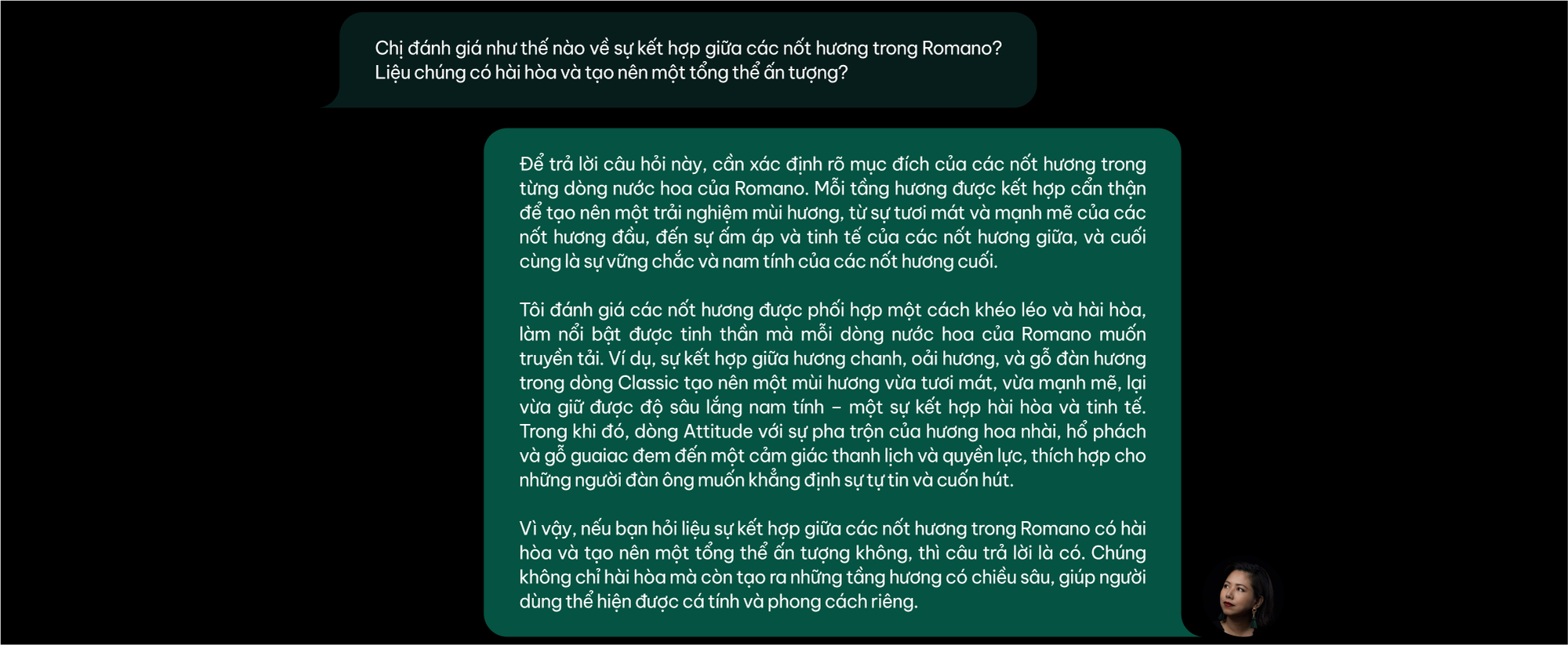 Chuyên gia mùi hương Huỳnh Hải Yến: “Nước hoa Romano mang một phong cách đặc trưng, thể hiện sự tinh tế và đẳng cấp của hương thơm Ý”- Ảnh 6.