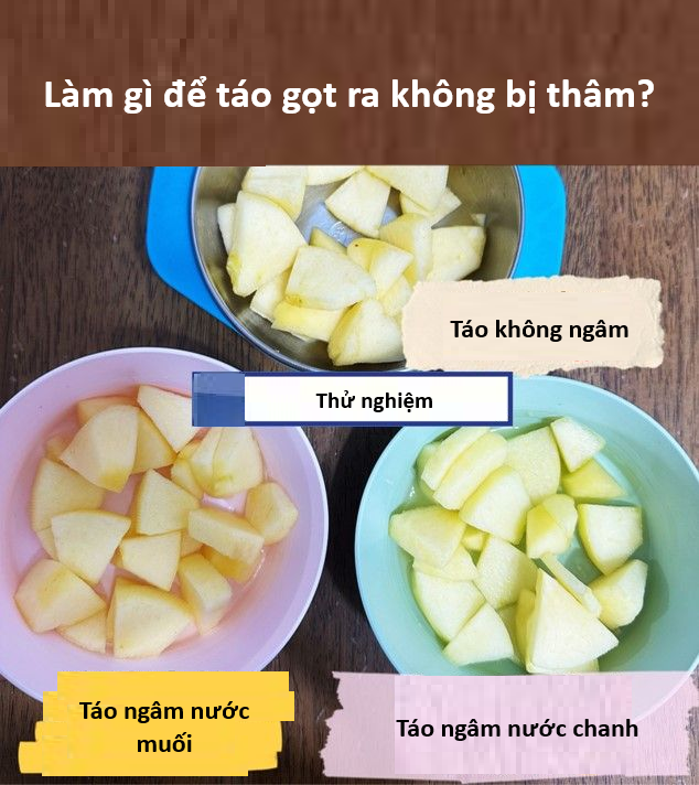 Làm gì để táo gọt ra không bị thâm?- Ảnh 1.