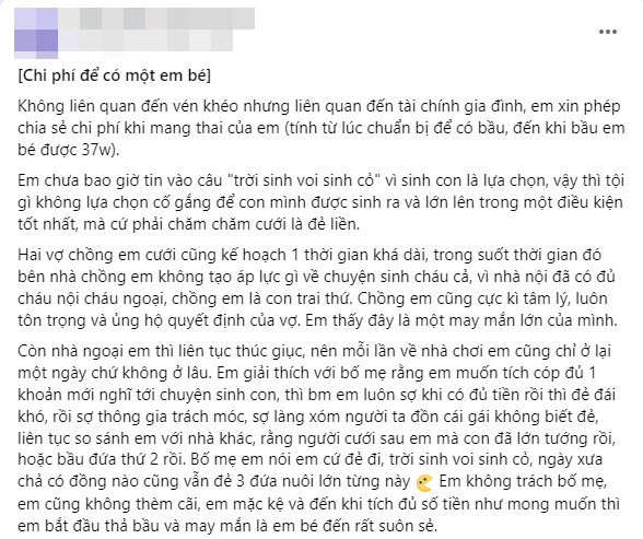 Không tin "trời sinh voi sinh cỏ", cô gái 9x quyết tích đủ tiền mới bầu dù bị mọi người thúc giục, trách móc- Ảnh 1.