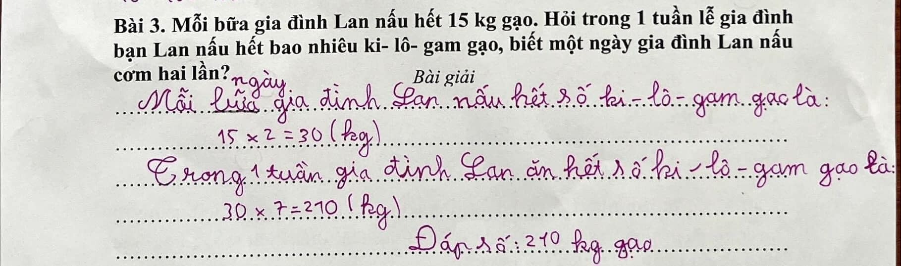 Những bài toán khiến phụ huynh "cười ra nước mắt" ngay sau khi đọc đề- Ảnh 1.