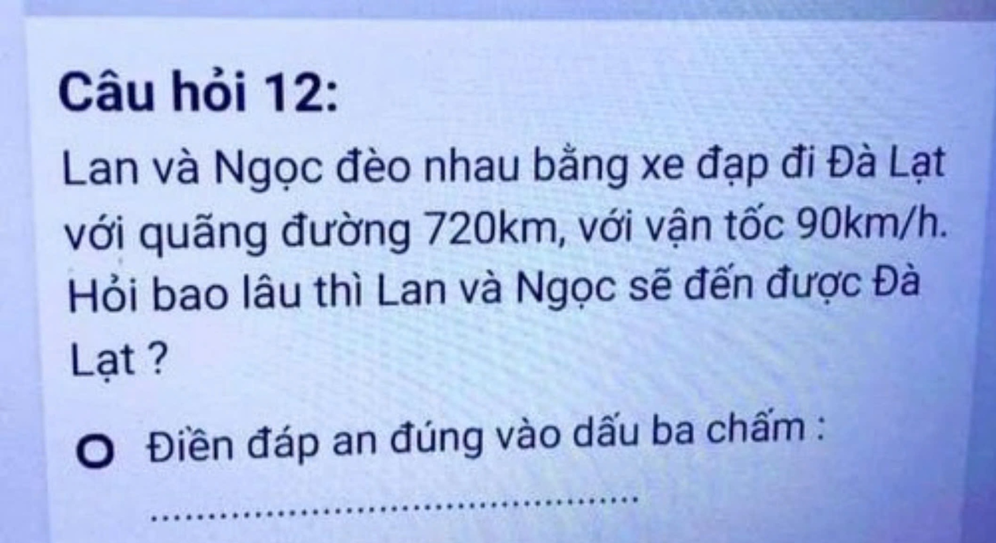 Những bài toán khiến phụ huynh "cười ra nước mắt" ngay sau khi đọc đề- Ảnh 3.