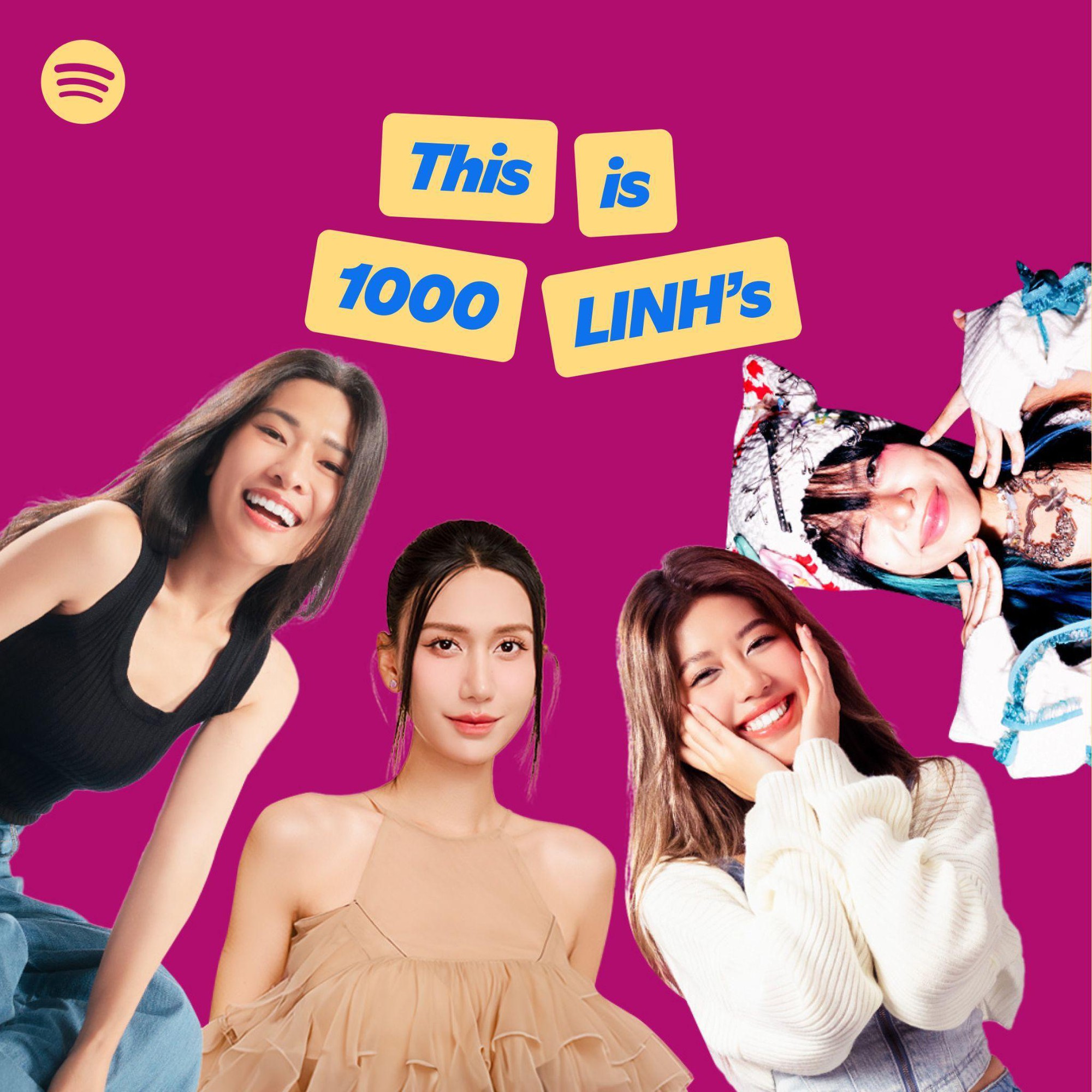 tlinh kết hợp với Spotify kêu gọi fan phá kỷ lục thế giới với playlist “This is 1000 LINH’s”- Ảnh 1.